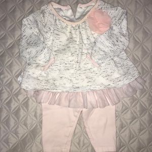 Pippa & Julie Peplum Legging Set 6 Month